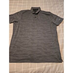 Nike Dri-FIT Men's XXL Camo Textured Performance Shirt / Training Top Gray